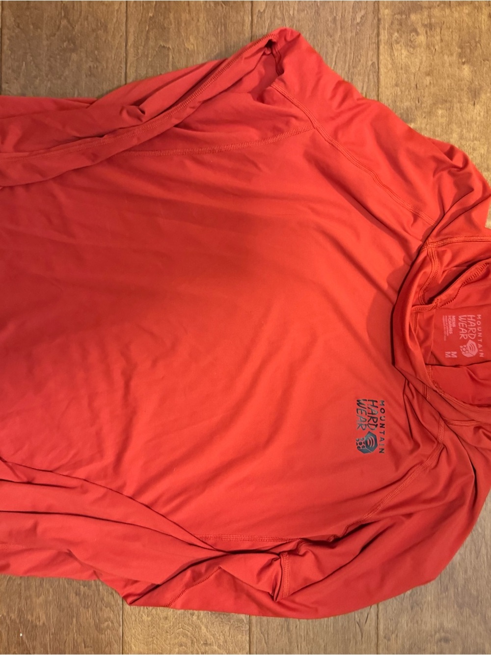 Mountain Hardwear Red Long Sleeve Performance Sun Shirt